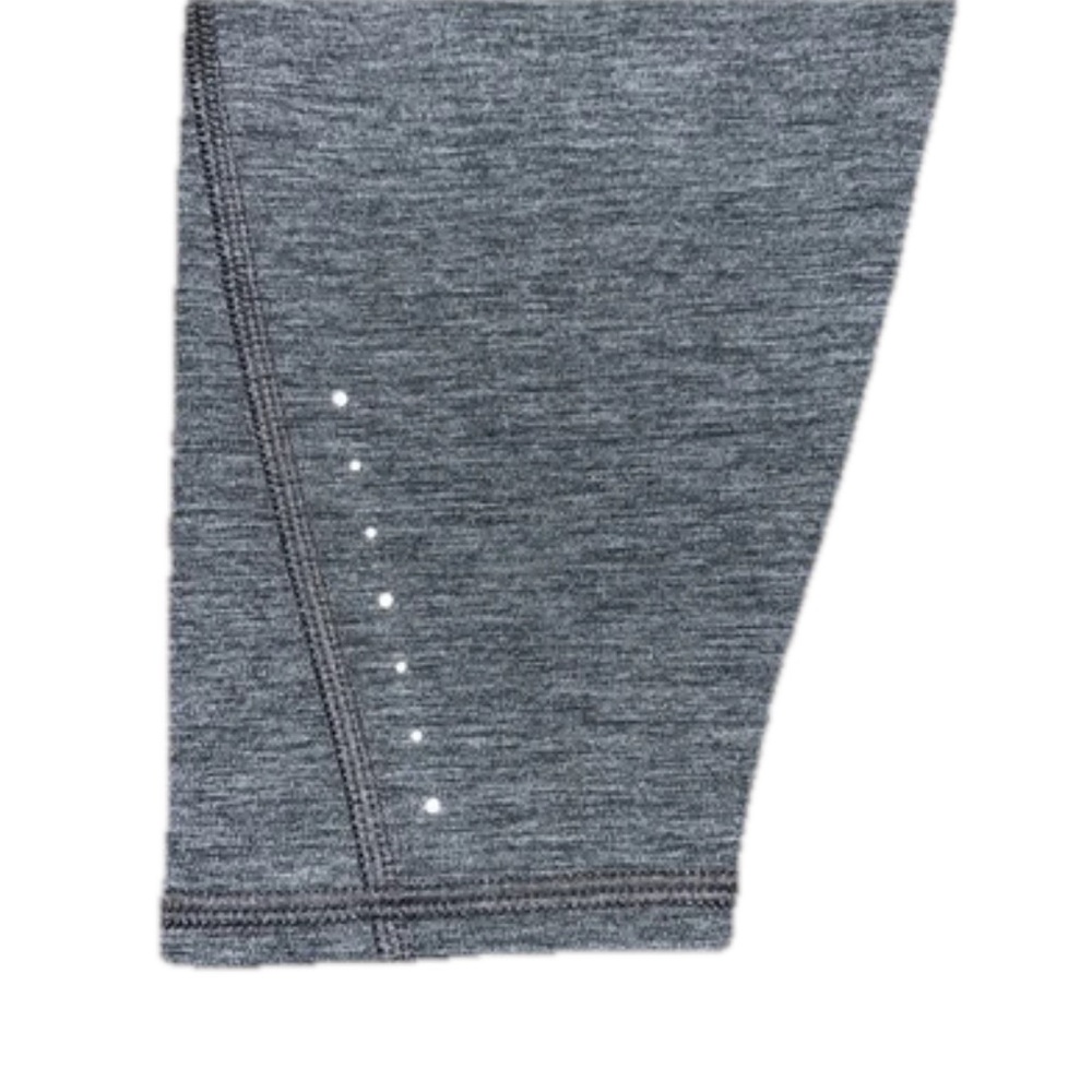 Athleta Rainier Heather Tight Grey Heather Legging Zip Up Pockets Reflective NWT - Picture 13 of 16